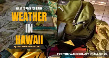 Essential Items to Pack for Rainy Weather in Hawaii