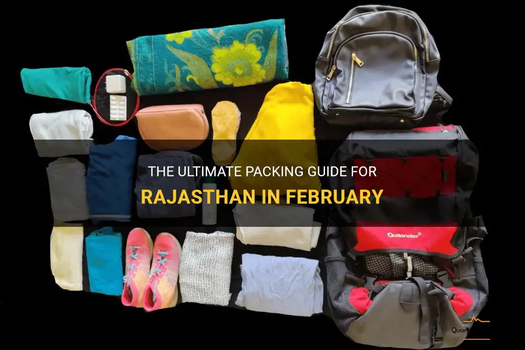 what to pack for rajasthan in February