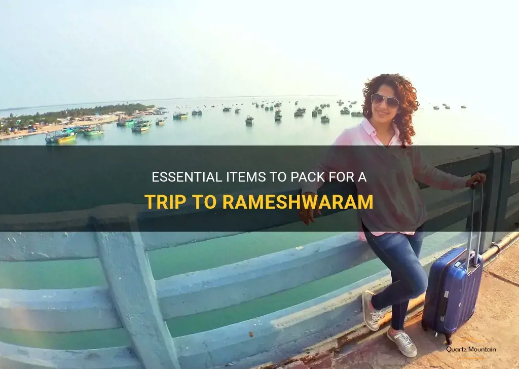 what to pack for rameshwaram