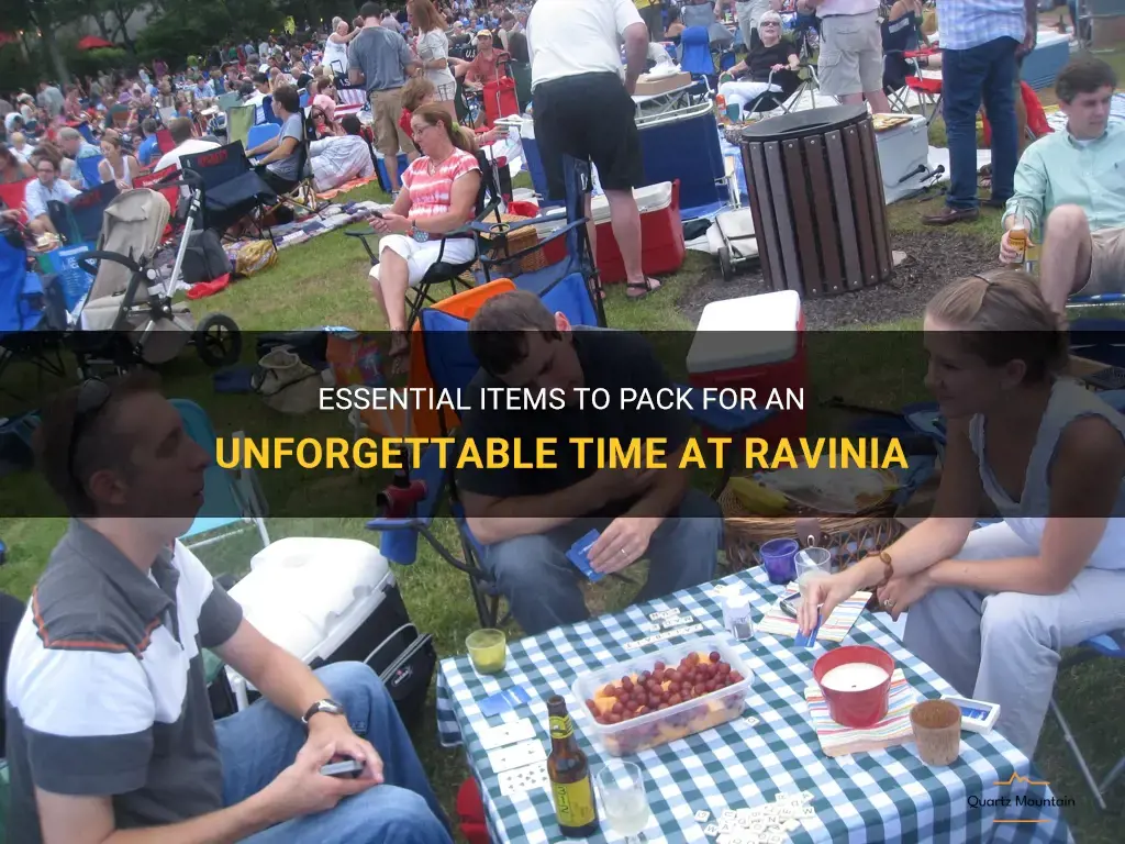 what to pack for ravinia