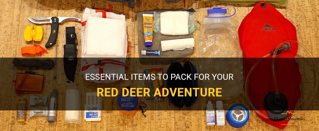 what to pack for red deer
