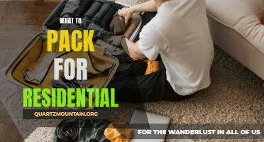 Essential Items to Pack for a Residential Experience