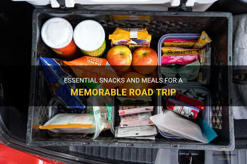 what to pack for road trip food
