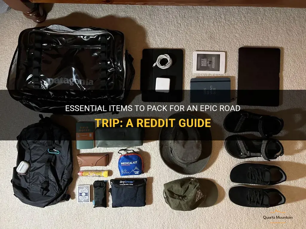 what to pack for roadtrip reddit