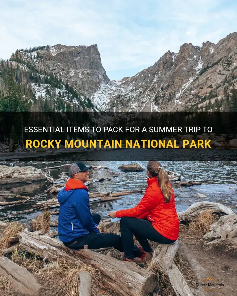 what to pack for rocky mountain national park in summer