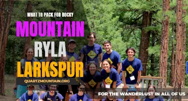 Essential Items to Pack for Rocky Mountain RYLA in Larkspur