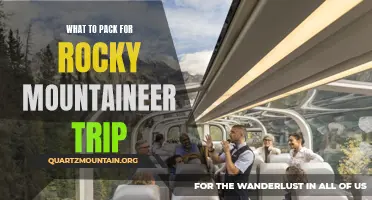 Essential Items to Pack for a Memorable Rocky Mountaineer Trip