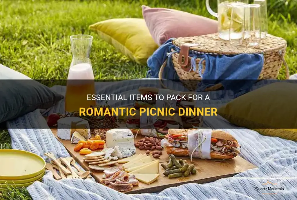 what to pack for romantic picnic dinner