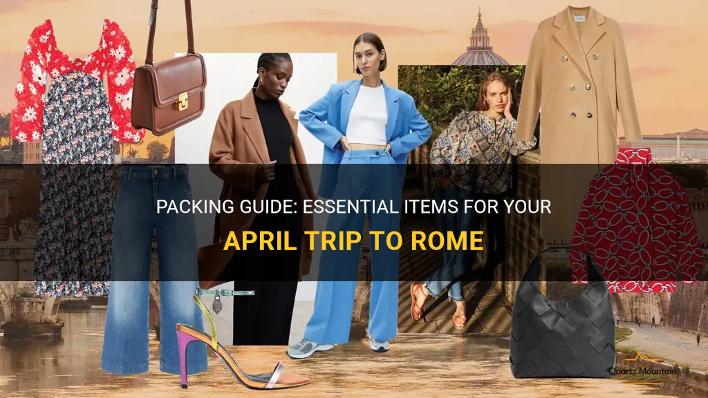 what to pack for rome in april