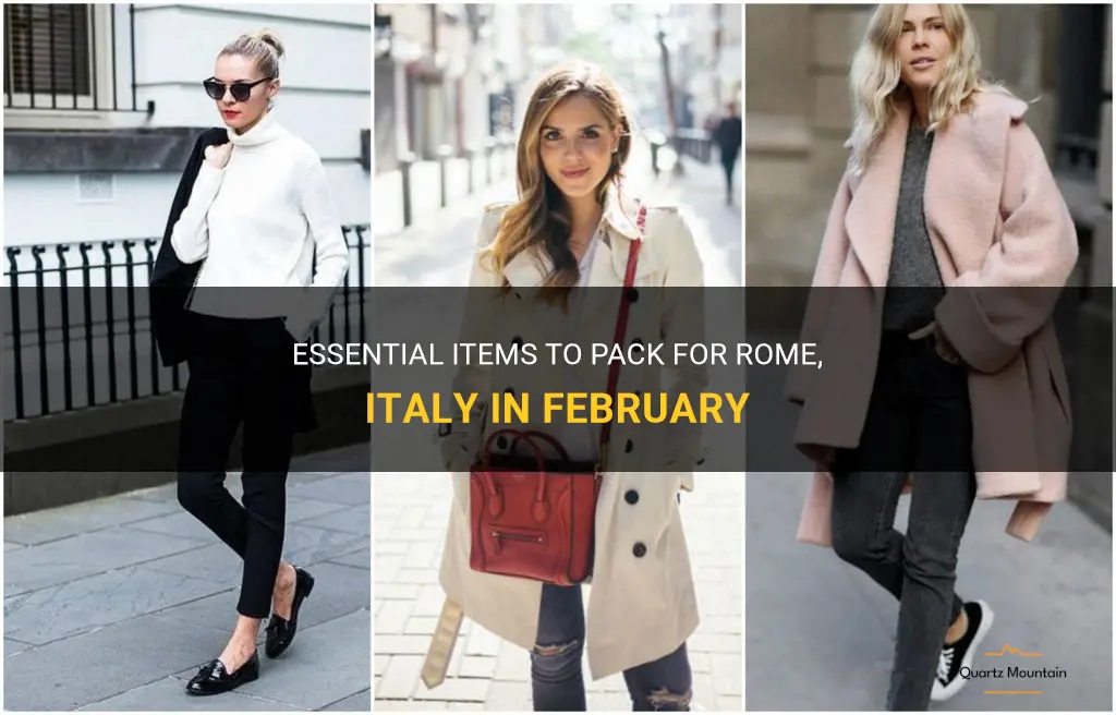 what to pack for rome italy in February