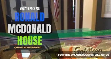 Essential Items to Pack for a Stay at Ronald McDonald House
