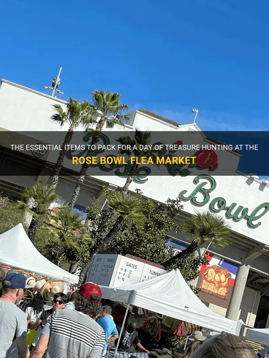 what to pack for rose bowl flea market