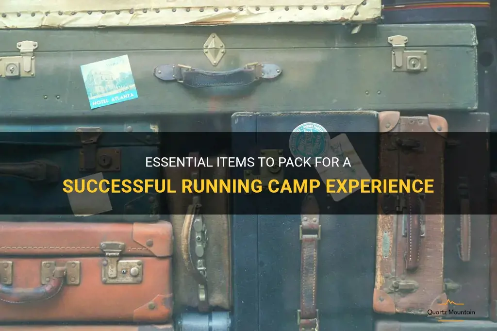 what to pack for running camp