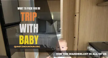 Essential Items to Pack for an RV Trip with Your Baby