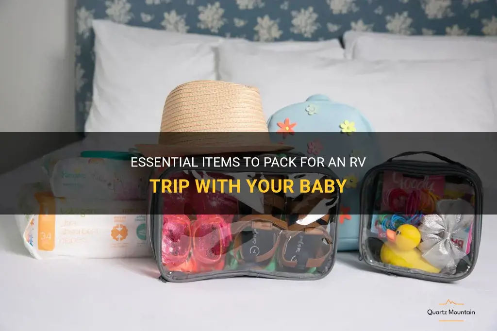 what to pack for rv trip with baby