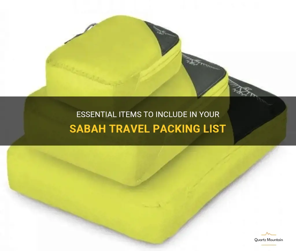 what to pack for sabah
