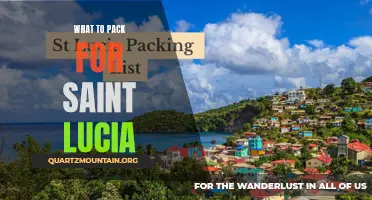 Essential Items to Pack for your Trip to Saint Lucia