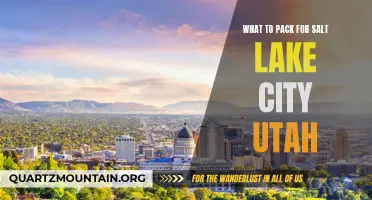 Essential Items to Pack for Your Trip to Salt Lake City, Utah