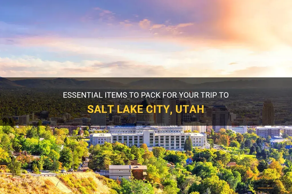what to pack for salt lake city utah