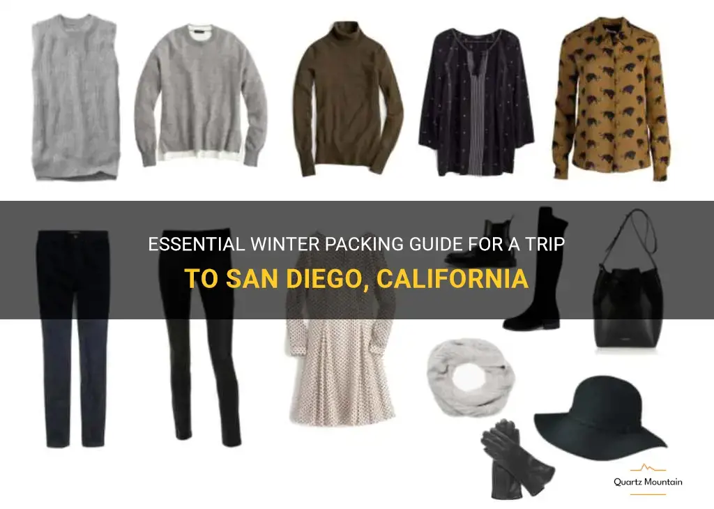 what to pack for san diego california in the winter