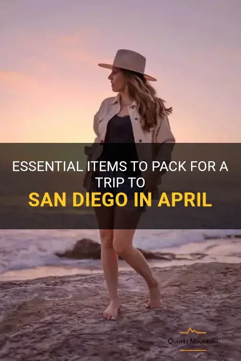 what to pack for san diego in april