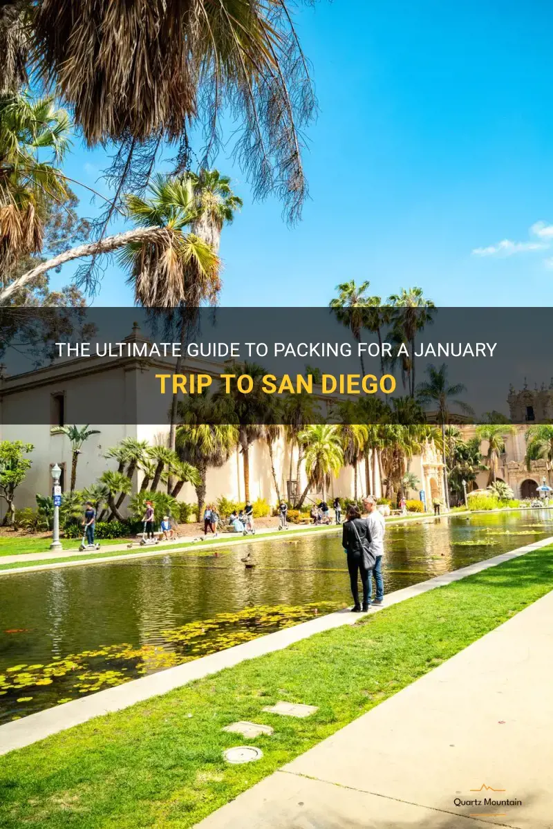 what to pack for san diego in january