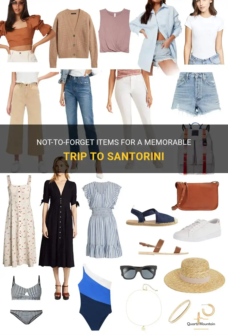 what to pack for santorini