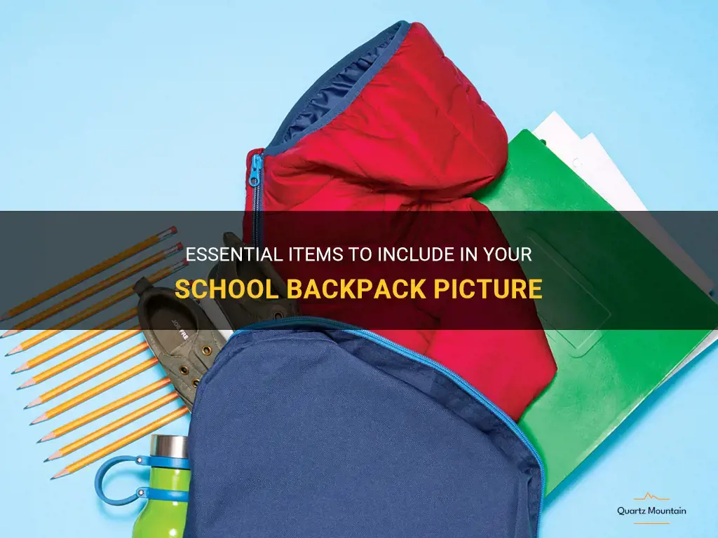 what to pack for school backpack picture