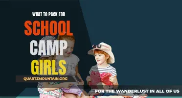 Essential Items to Pack for a Girls' School Camp