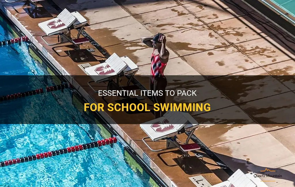 what to pack for school swimming