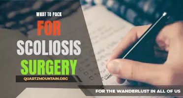 Essential Items to Pack for Scoliosis Surgery Recovery: Your Complete Guide