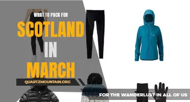 Essential Items to Pack for Scotland in March