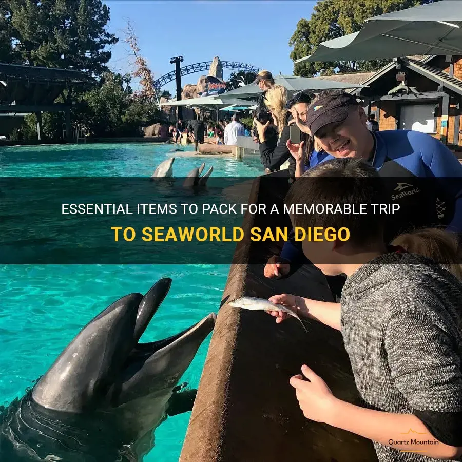 what to pack for seaworld san diego