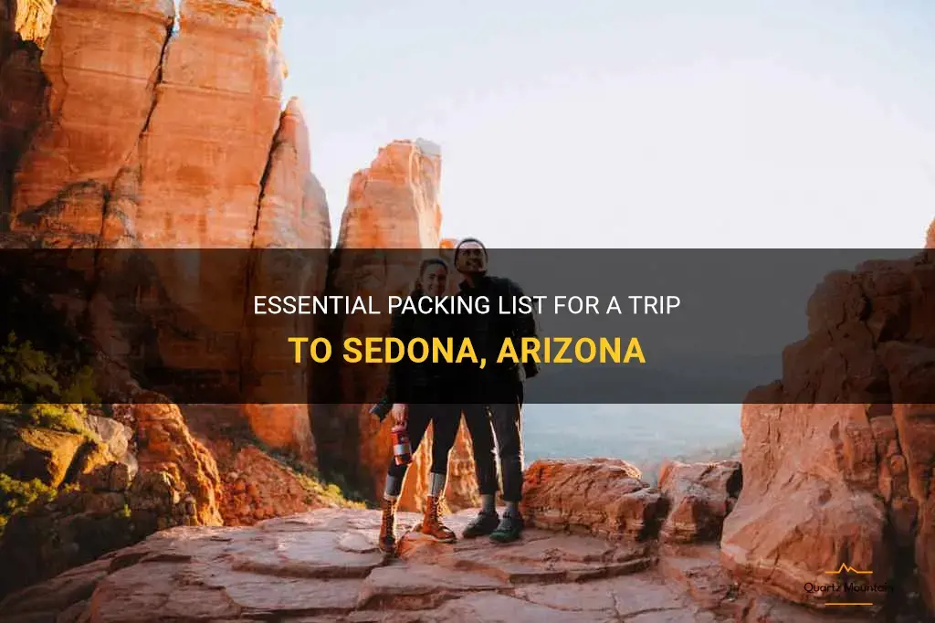what to pack for sedona arizona