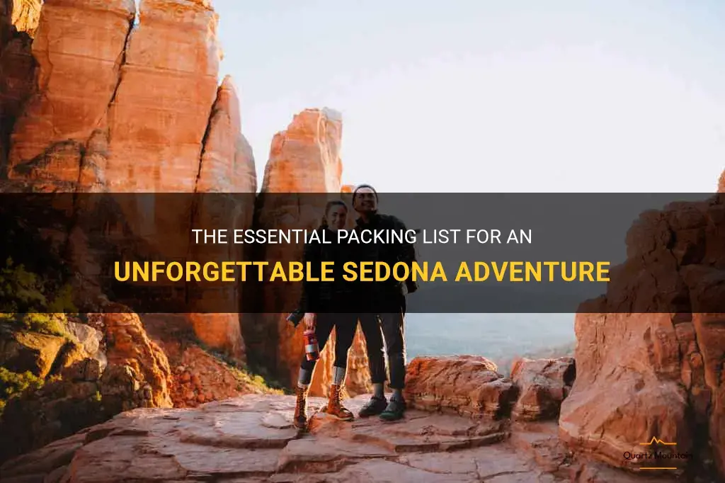 what to pack for sedona