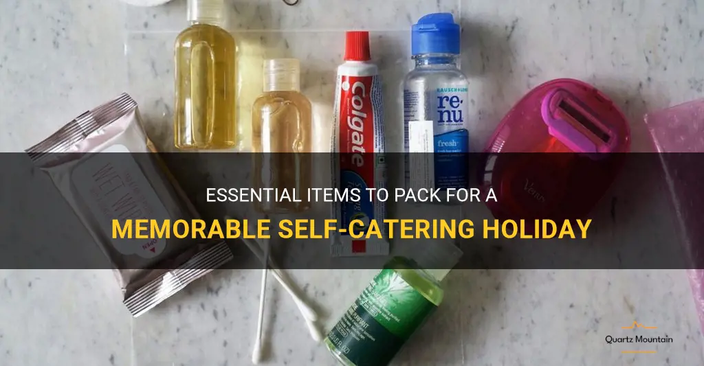 what to pack for self catering holiday