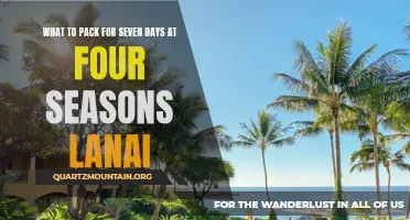 Essential Items to Pack for a Week at Four Seasons Lanai