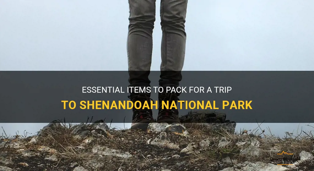 what to pack for shenandoah national park