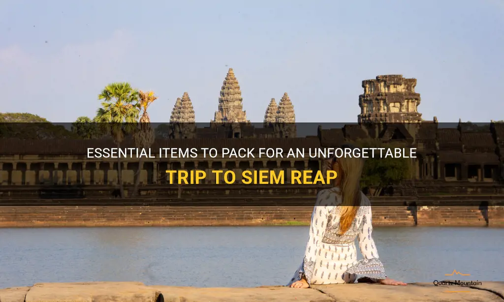 what to pack for siem reap