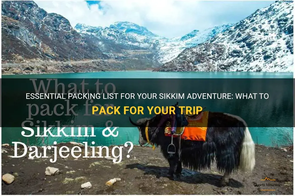 what to pack for sikkim
