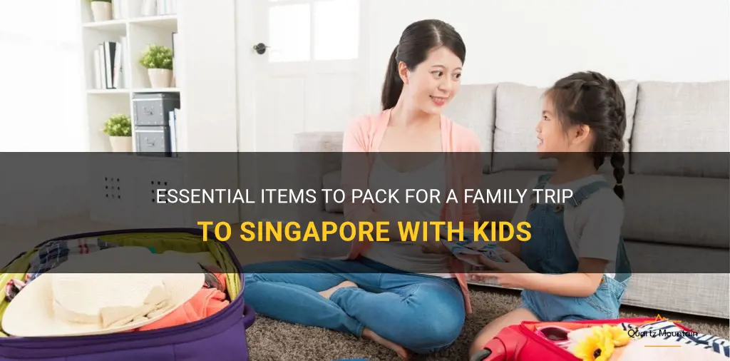 what to pack for singapore with kids