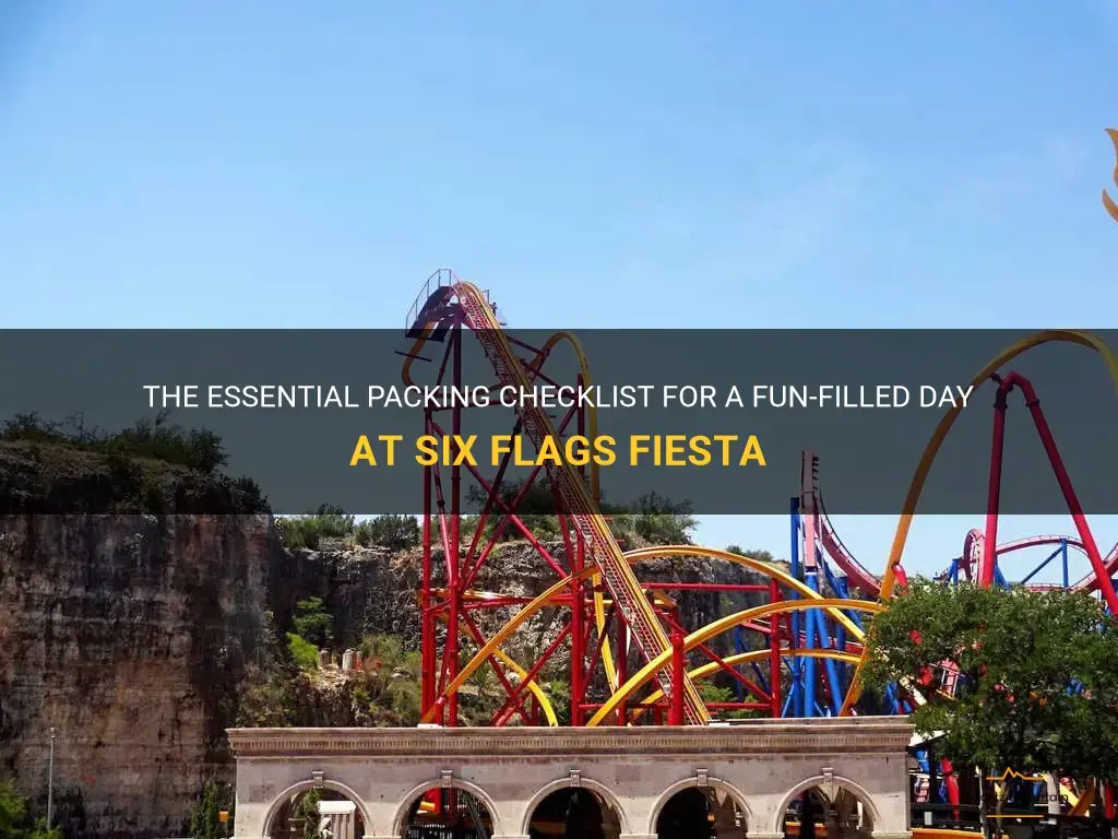 what to pack for six flags fiesta