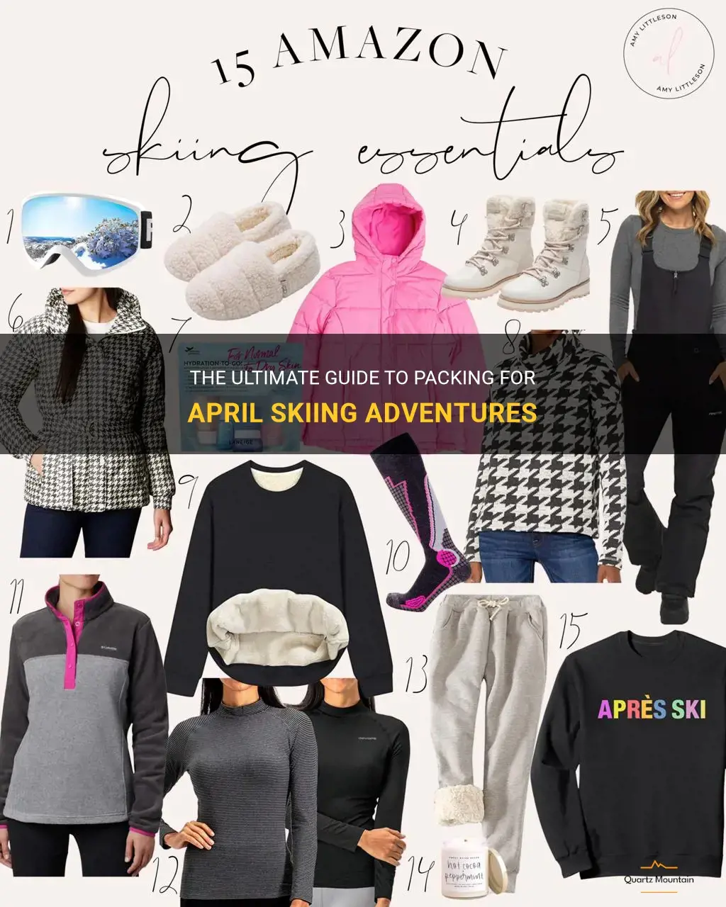 what to pack for skiing in april