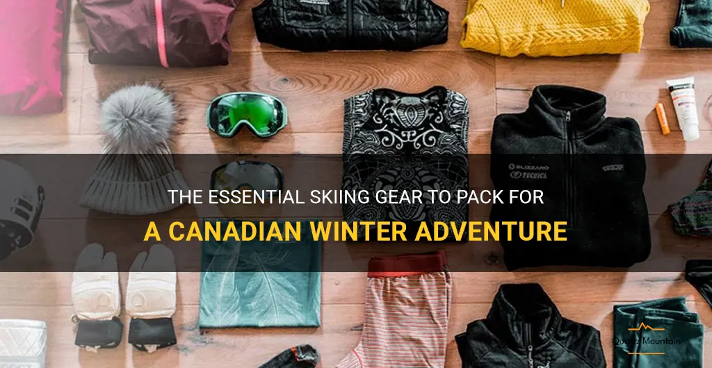 what to pack for skiing in canada