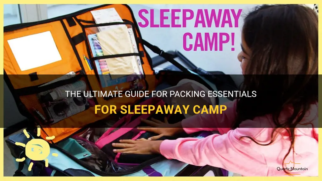 what to pack for sleepaway camp