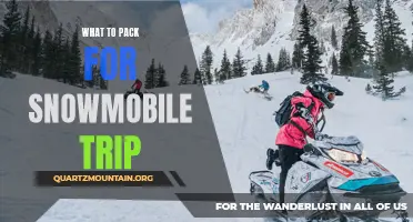Essential Items to Include in Your Snowmobile Trip Packing List