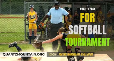 The Essential Packing List for a Softball Tournament: Must-Have Items and Tips