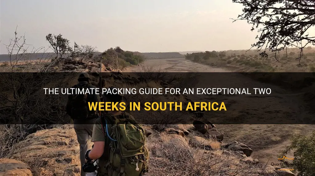 what to pack for south africa 2 weeks