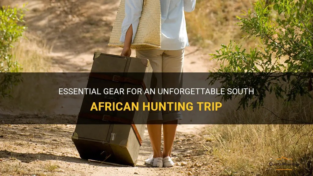 what to pack for south african hunting trip