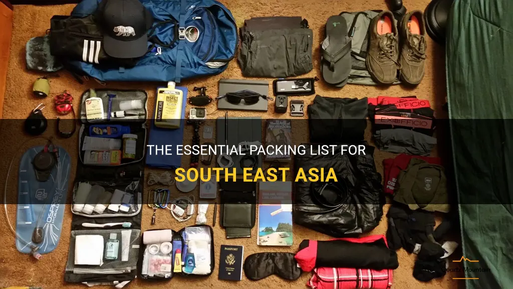 what to pack for south east asia